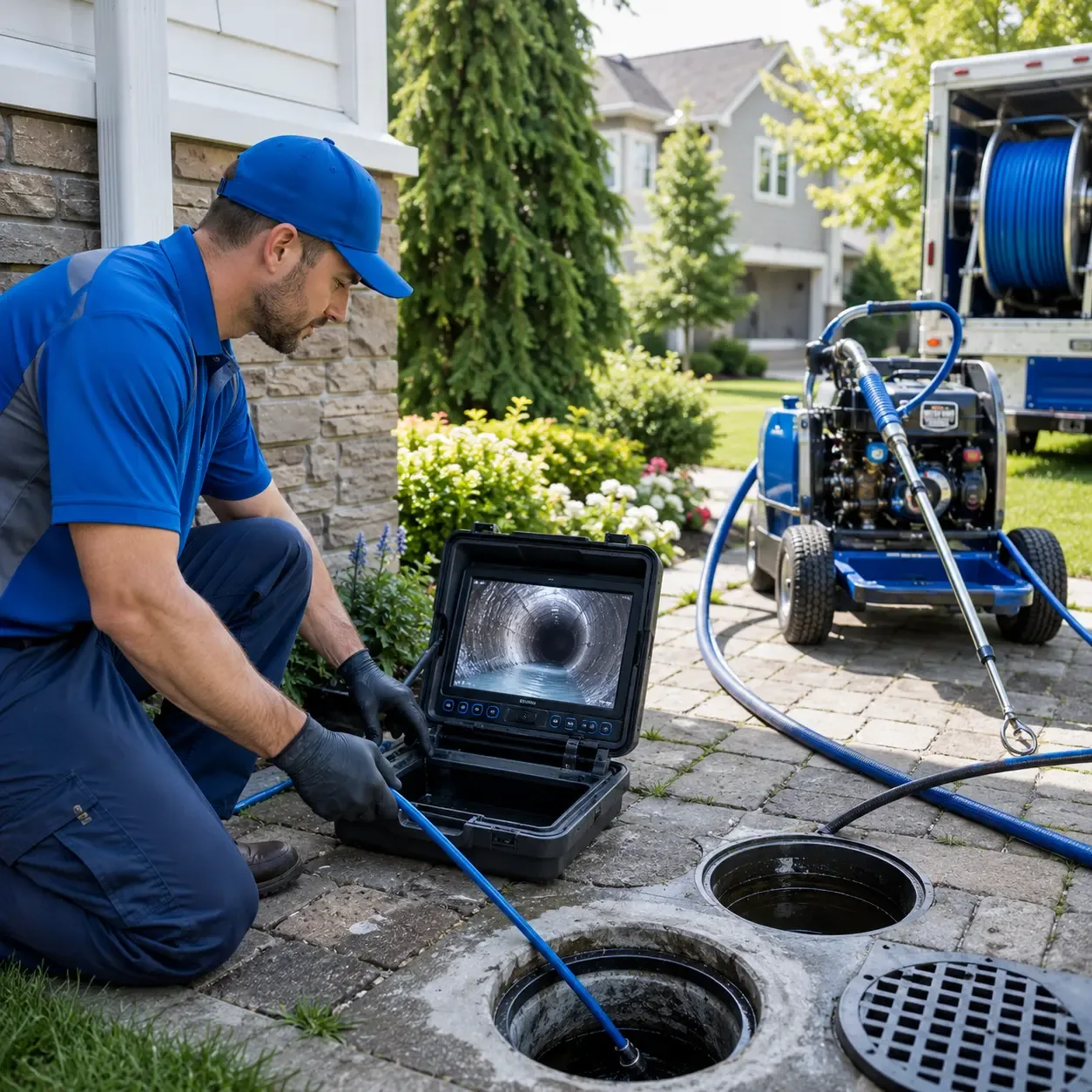Outdoor drain cleaning professionals serving Harrison, NJ